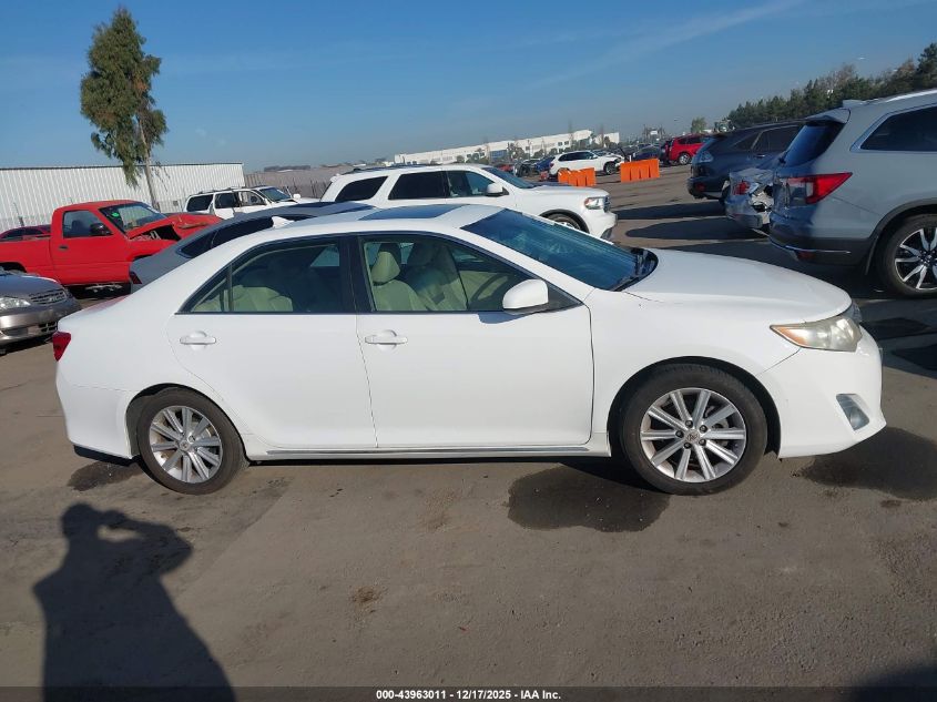 2012 Toyota Camry Xle V6 VIN: 4T1BK1FK2CU505807 Lot: 43963011