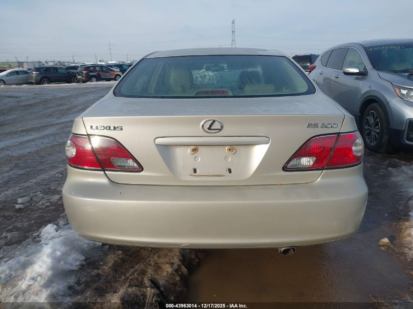 2003 Lexus Es 300 VIN: JTHBF30G930101384 Lot: 43963014