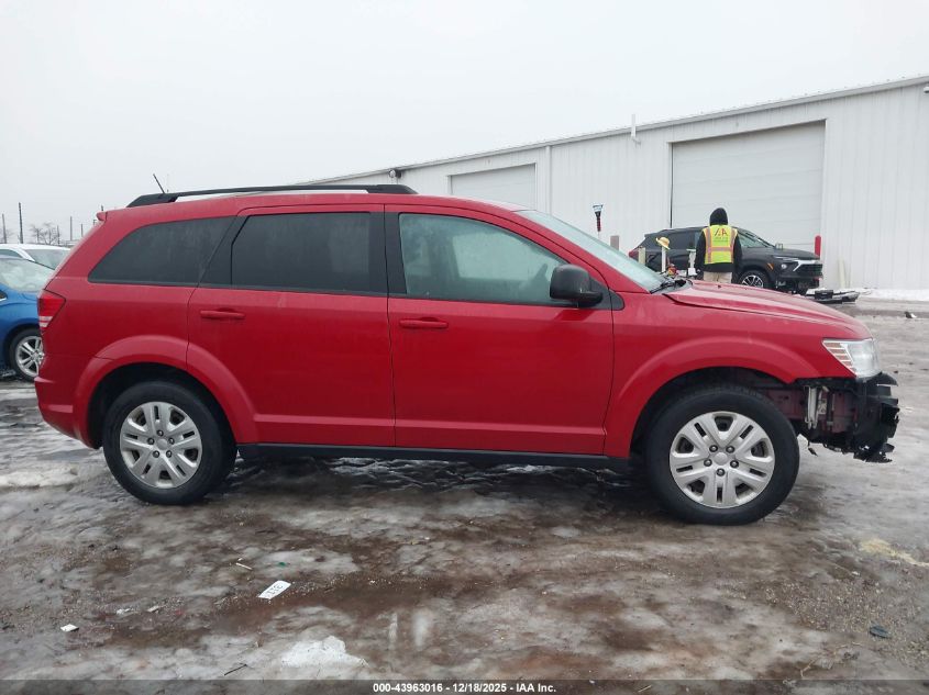 2018 Dodge Journey Se VIN: 3C4PDCAB3JT236831 Lot: 43963016