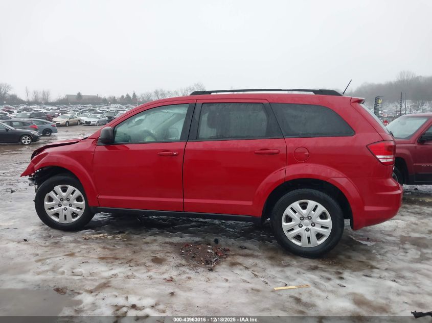 2018 Dodge Journey Se VIN: 3C4PDCAB3JT236831 Lot: 43963016