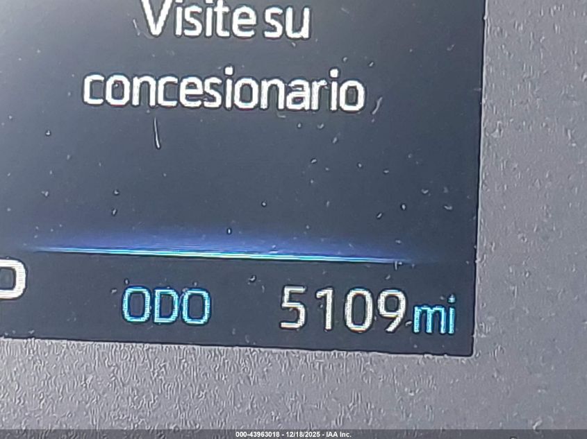 2024 Toyota Corolla Cross Le VIN: 7MUCAAAG5RV109579 Lot: 43963018