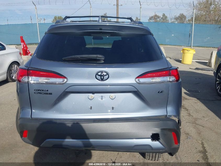 2024 Toyota Corolla Cross Le VIN: 7MUCAAAG5RV109579 Lot: 43963018