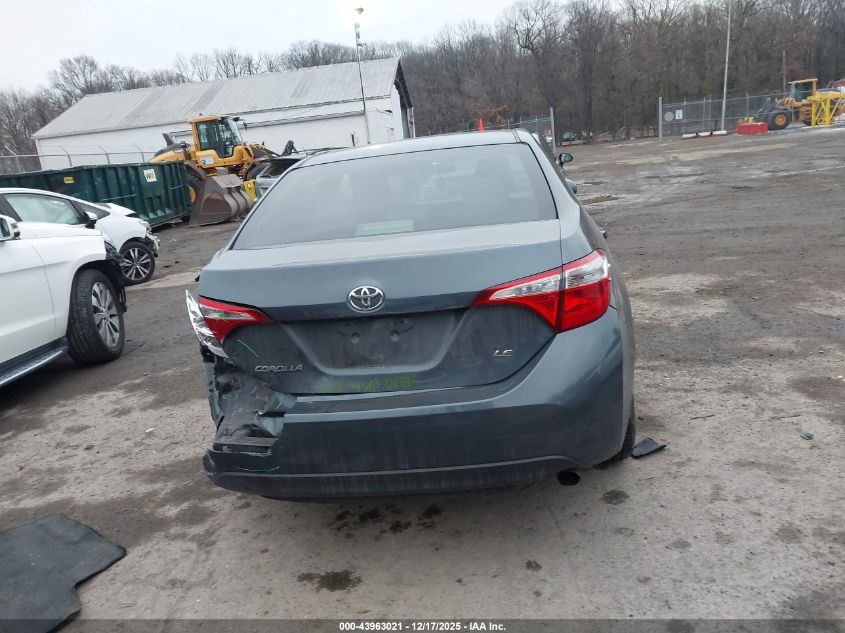2014 Toyota Corolla Le Plus VIN: 2T1BURHE8EC226026 Lot: 43963021