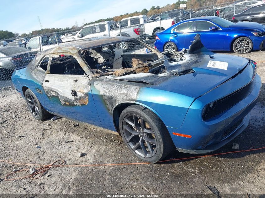 2022 Dodge Challenger Sxt VIN: 2C3CDZAGXNH132191 Lot: 43963034