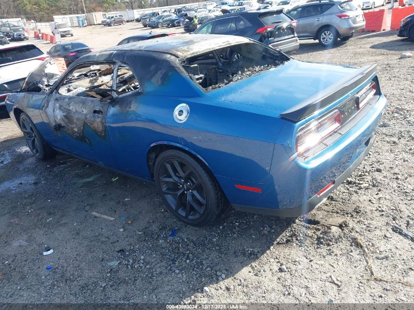 2022 Dodge Challenger Sxt VIN: 2C3CDZAGXNH132191 Lot: 43963034