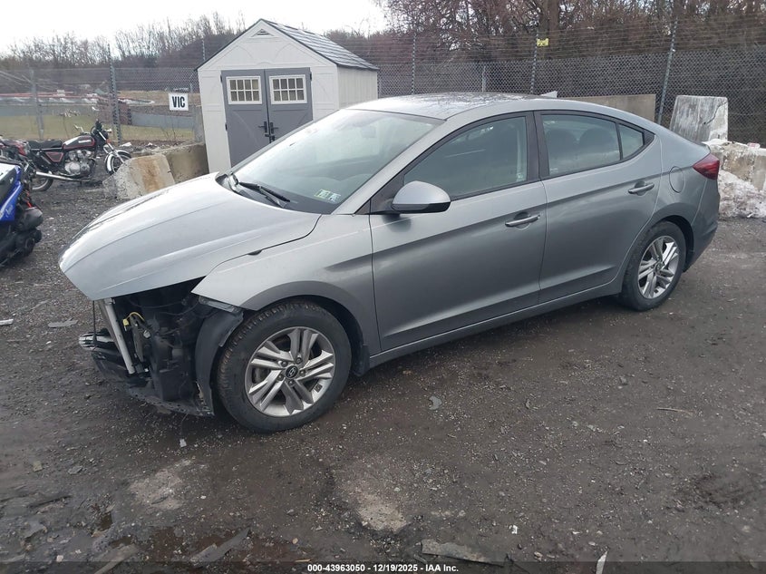 VIN KMHD84LFXKU779593 2019 HYUNDAI ELANTRA SEL