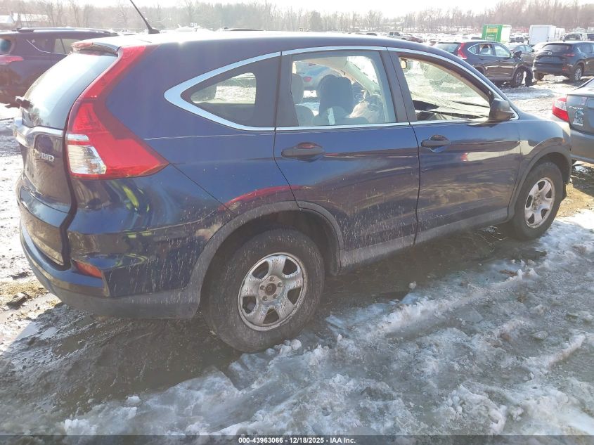 2015 Honda Cr-V Lx VIN: 2HKRM4H36FH704426 Lot: 43963066