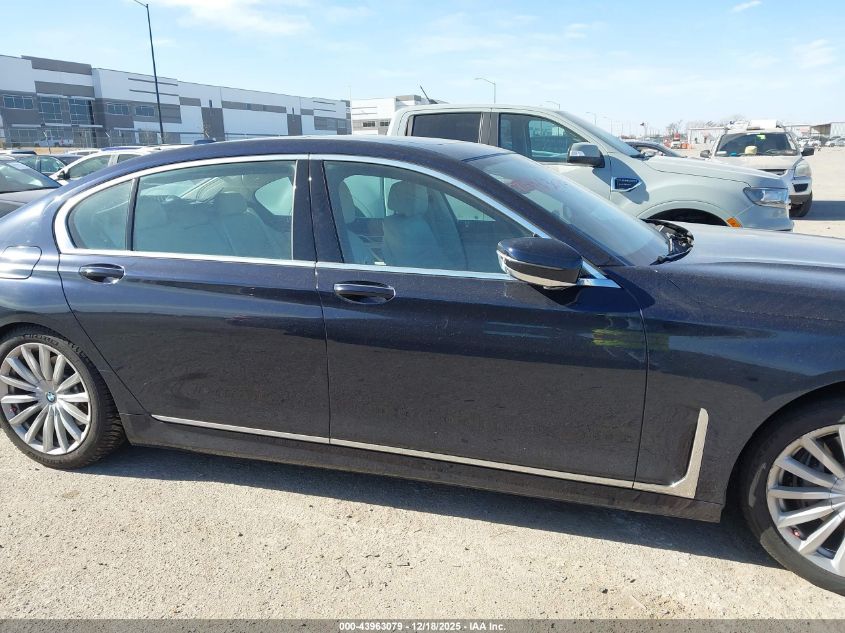 2020 BMW 740I xDrive VIN: WBA7T4C01LCD08306 Lot: 43963079