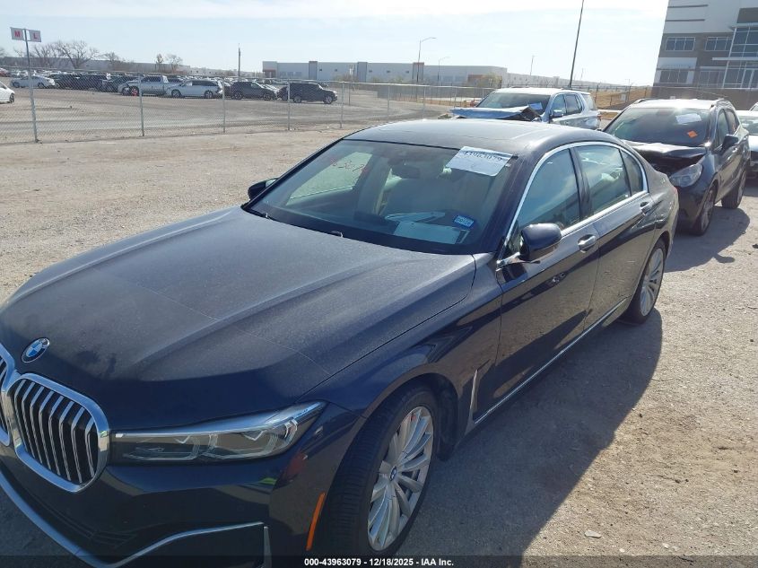 2020 BMW 740I xDrive VIN: WBA7T4C01LCD08306 Lot: 43963079