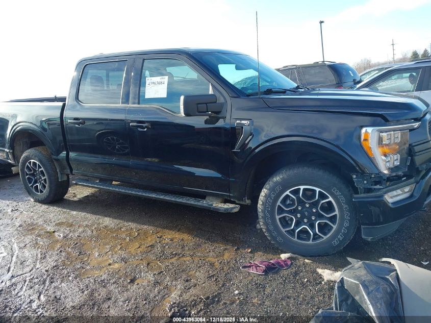 2021 Ford F-150 Xlt VIN: 1FTFW1E86MFC93127 Lot: 43963084