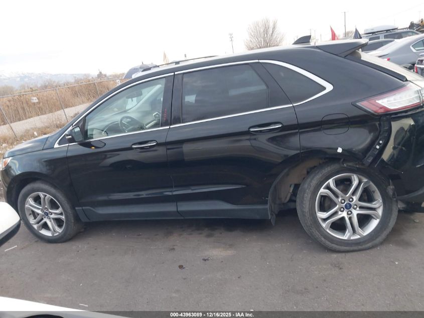 2018 Ford Edge Titanium VIN: 2FMPK4K89JBC13348 Lot: 43963089