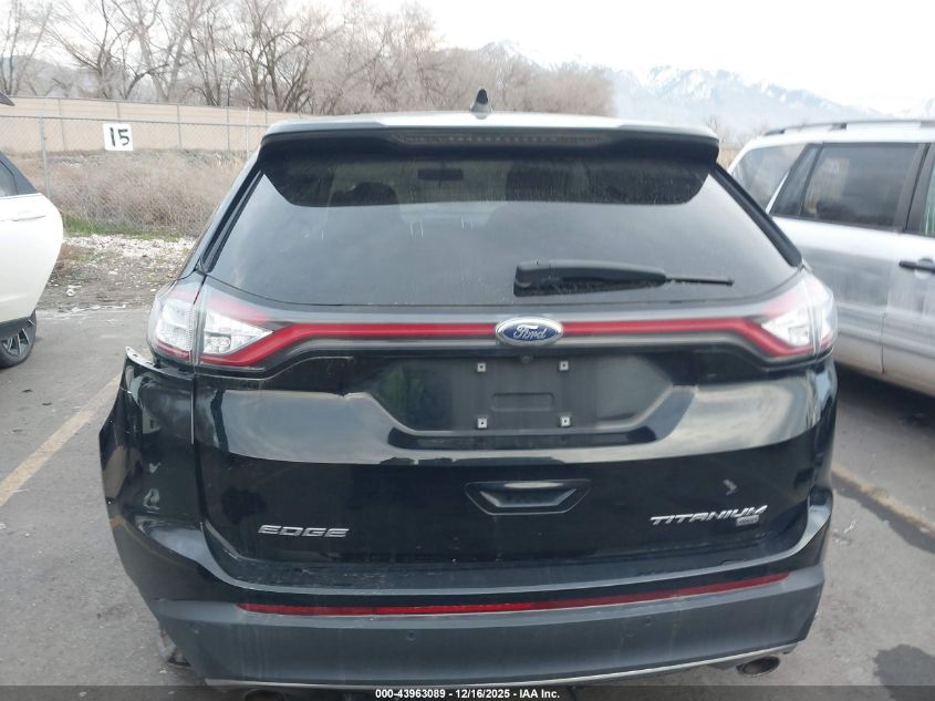 2018 Ford Edge Titanium VIN: 2FMPK4K89JBC13348 Lot: 43963089
