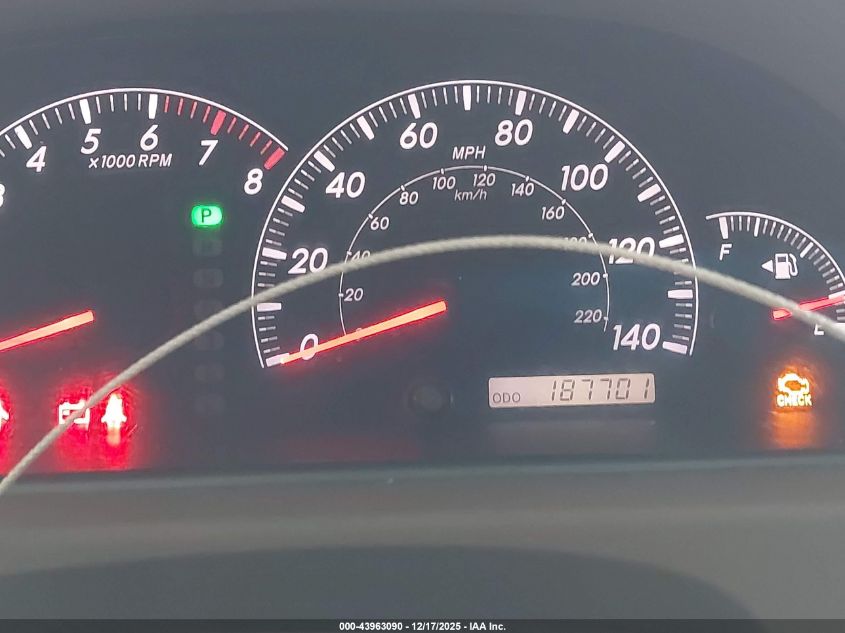 2005 Toyota Camry Le VIN: 4T1BE32K45U080408 Lot: 43963090