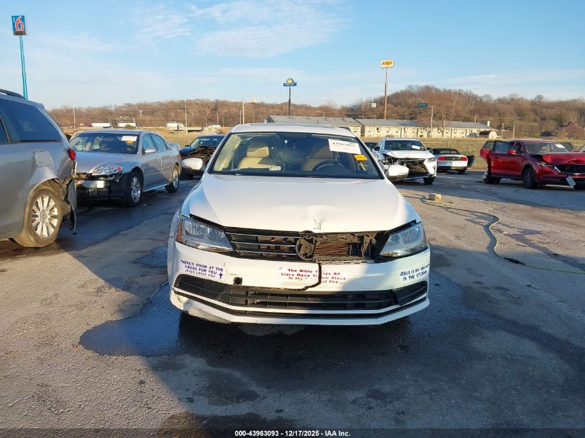 2017 Volkswagen Jetta 1.4T Se VIN: 3VWDB7AJ5HM395889 Lot: 43963093