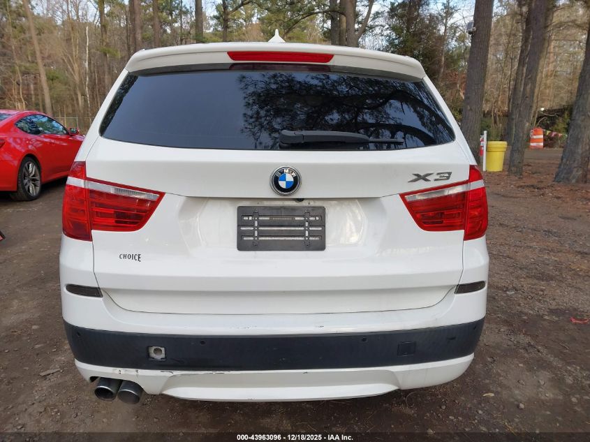 2014 BMW X3 xDrive28I VIN: 5UXWX9C57E0D19342 Lot: 43963096