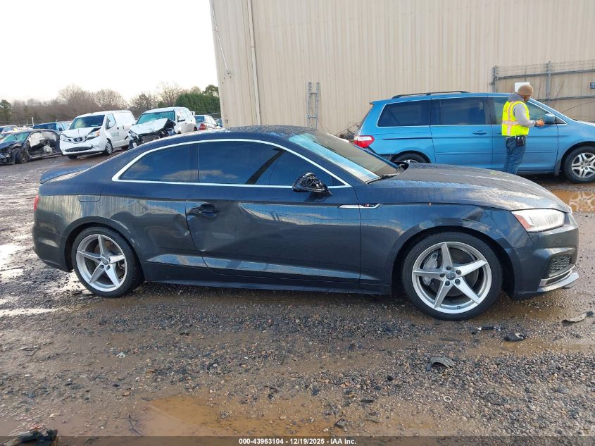 2019 Audi A5 45 Premium VIN: WAUTNAF56KA007651 Lot: 43963104