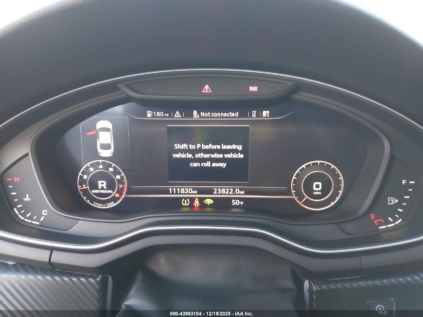 2019 Audi A5 45 Premium VIN: WAUTNAF56KA007651 Lot: 43963104