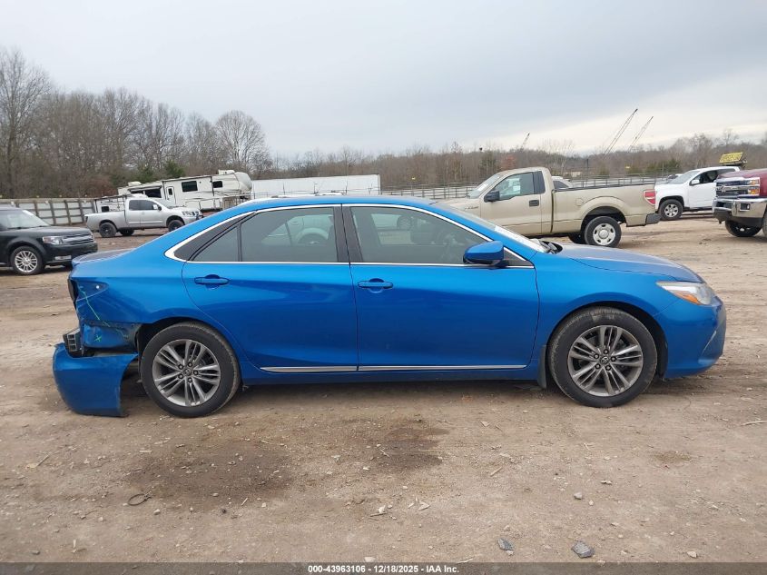 2017 Toyota Camry Se VIN: 4T1BF1FK8HU806724 Lot: 43963106