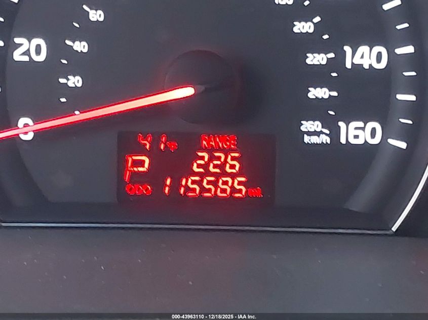 2015 Kia Sorento Lx VIN: 5XYKT3A66FG593189 Lot: 43963110