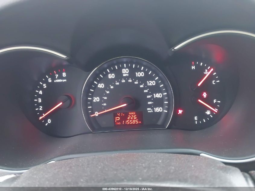 2015 Kia Sorento Lx VIN: 5XYKT3A66FG593189 Lot: 43963110