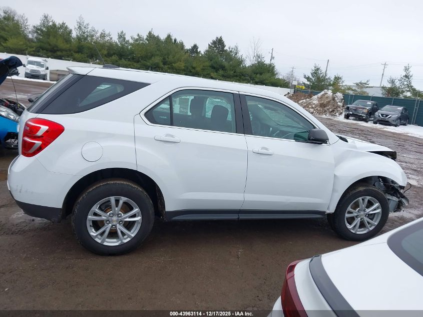 2017 Chevrolet Equinox Ls VIN: 2GNFLEEK1H6175618 Lot: 43963114