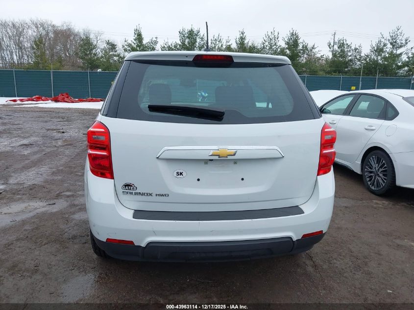 2017 Chevrolet Equinox Ls VIN: 2GNFLEEK1H6175618 Lot: 43963114