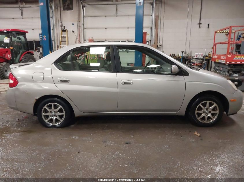 2002 Toyota Prius VIN: JT2BK18U220055710 Lot: 43963115