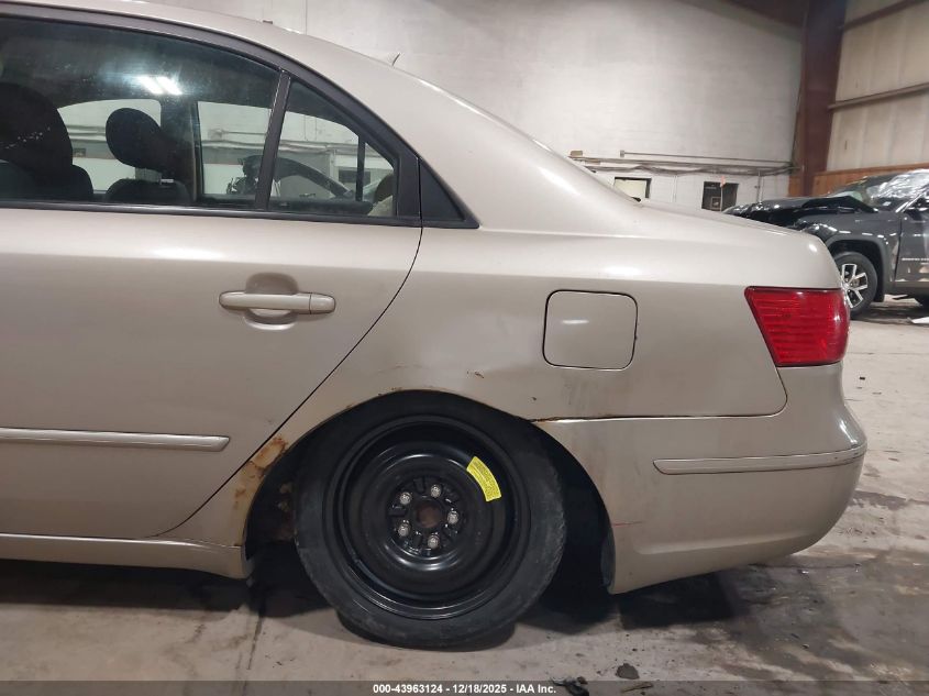 2009 Hyundai Sonata Gls VIN: 5NPET46C49H513323 Lot: 43963124