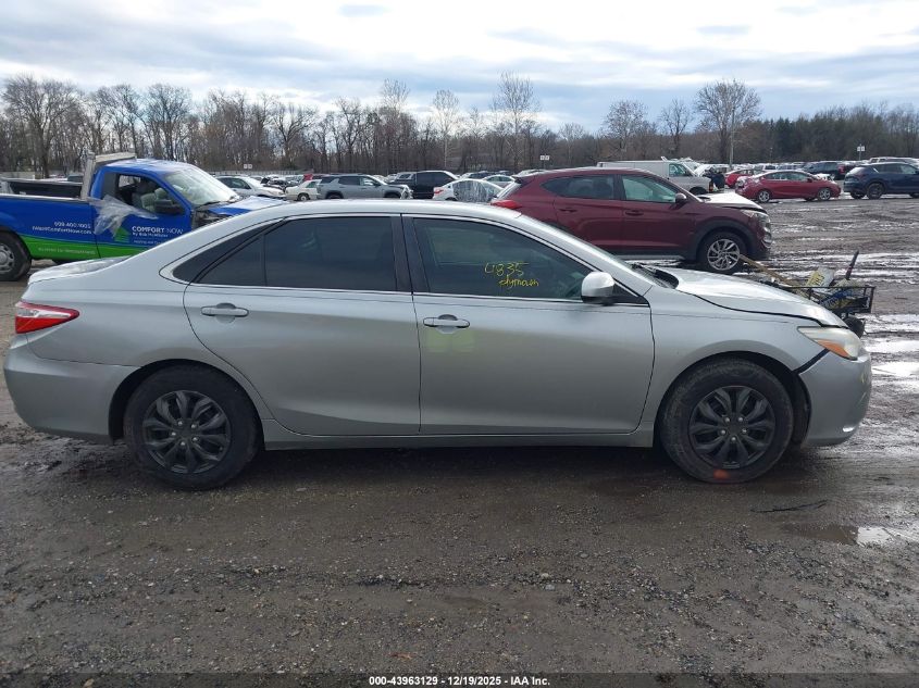 2015 Toyota Camry Le VIN: 4T4BF1FK4FR462974 Lot: 43963129