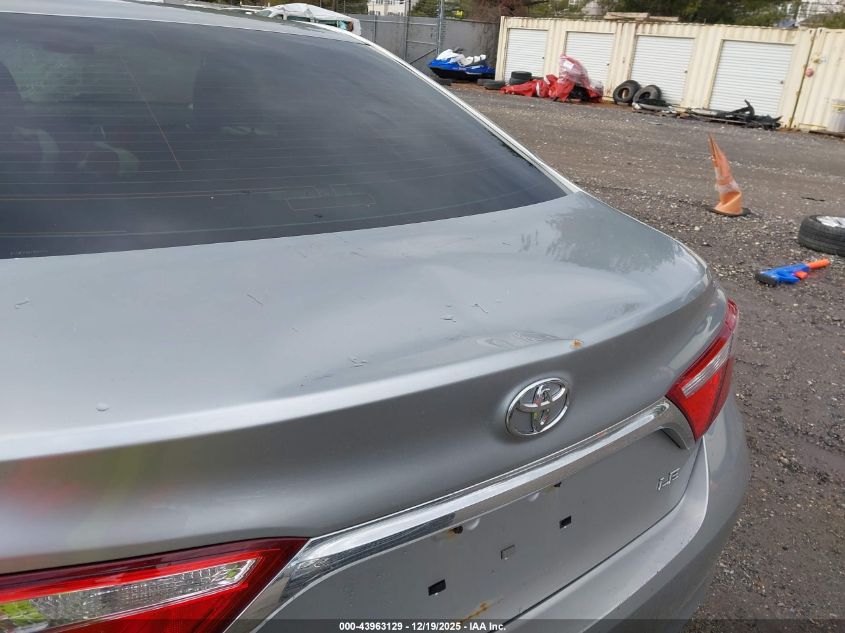 2015 Toyota Camry Le VIN: 4T4BF1FK4FR462974 Lot: 43963129