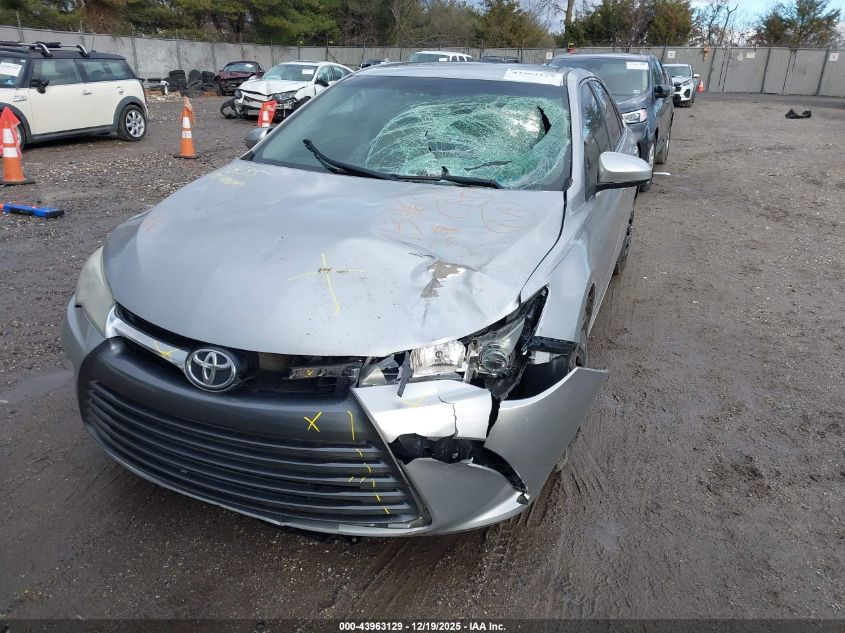 2015 Toyota Camry Le VIN: 4T4BF1FK4FR462974 Lot: 43963129