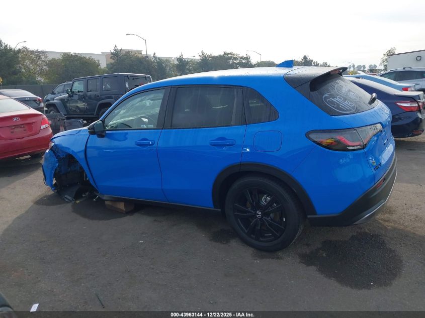 2026 Honda Hr-V 2Wd Sport VIN: 3CZRZ1H50TM704195 Lot: 43963144