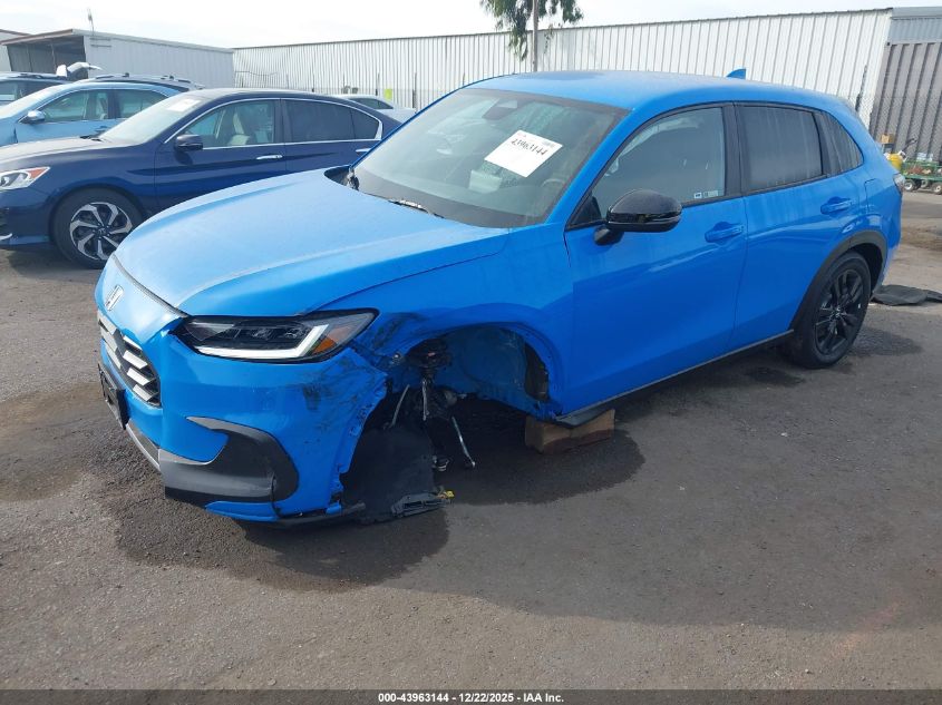 2026 Honda Hr-V 2Wd Sport VIN: 3CZRZ1H50TM704195 Lot: 43963144