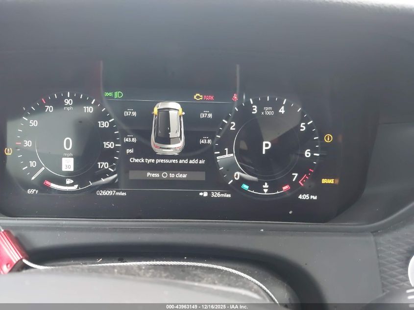 2021 Land Rover Range Rover Velar P250 R-Dynamic S VIN: SALYT2EX4MA325979 Lot: 43963149