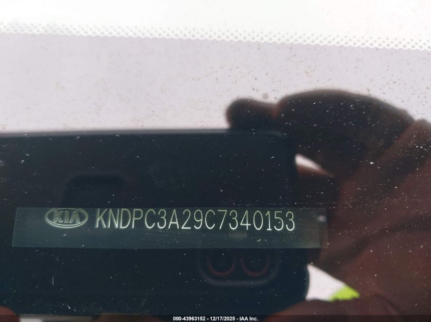 2012 Kia Sportage Ex VIN: KNDPC3A29C7340153 Lot: 43963152