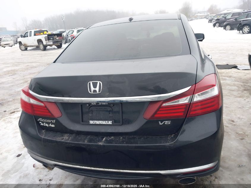 2016 Honda Accord Ex-L V-6 VIN: 1HGCR3F8XGA006847 Lot: 43963168