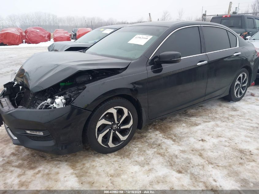 2016 Honda Accord Ex-L V-6 VIN: 1HGCR3F8XGA006847 Lot: 43963168