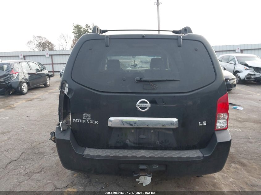 2006 Nissan Pathfinder Le VIN: 5N1AR18U66C609944 Lot: 43963169