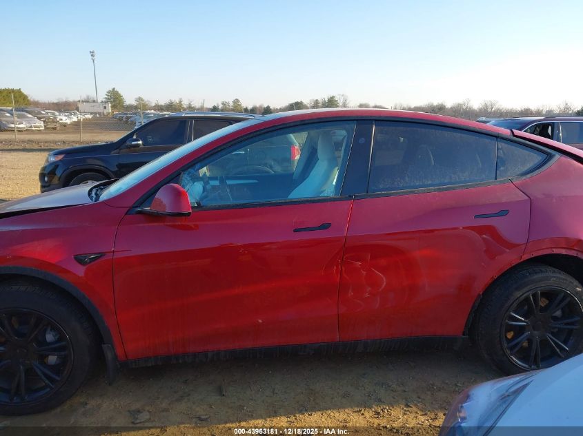 2023 Tesla Model Y Awd/Long Range Dual Motor All-Wheel Drive VIN: 7SAYGDEE8PF917907 Lot: 43963181