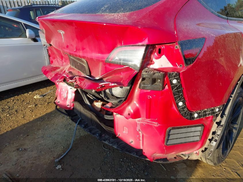 2023 Tesla Model Y Awd/Long Range Dual Motor All-Wheel Drive VIN: 7SAYGDEE8PF917907 Lot: 43963181