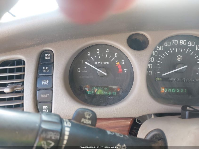 2003 Buick Lesabre Custom VIN: 1G4HP52K43U156190 Lot: 43963188