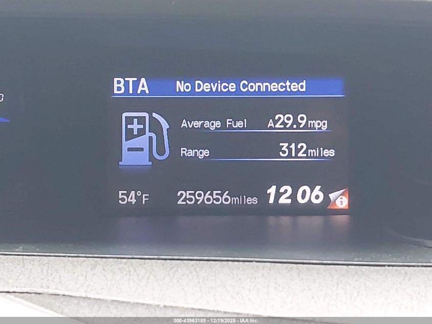 2012 Honda Civic Ex VIN: 19XFB2F80CE324199 Lot: 43963189