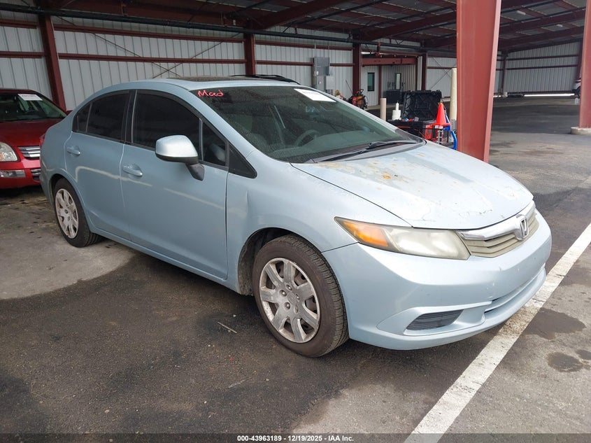 19XFB2F80CE324199 2012 Honda Civic Ex auction photo 1