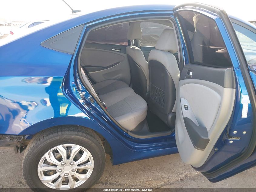 2016 Hyundai Accent Se VIN: KMHCT4AEZGU091685 Lot: 43963190