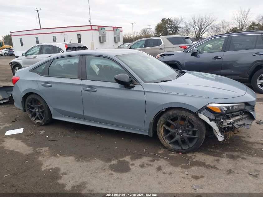 2022 Honda Civic Sport VIN: 2HGFE2F56NH555176 Lot: 43963191