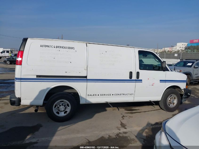 2018 Chevrolet Express 2500 Work Van VIN: 1GCWGAFP7J1337602 Lot: 43963192
