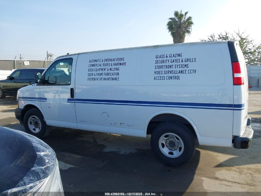 2018 Chevrolet Express 2500 Work Van VIN: 1GCWGAFP7J1337602 Lot: 43963192