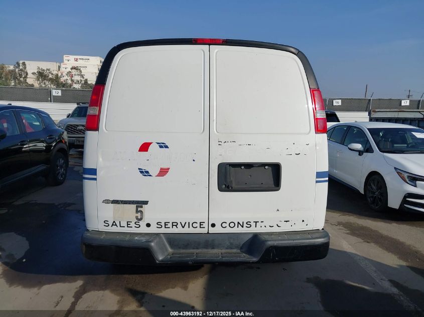 2018 Chevrolet Express 2500 Work Van VIN: 1GCWGAFP7J1337602 Lot: 43963192