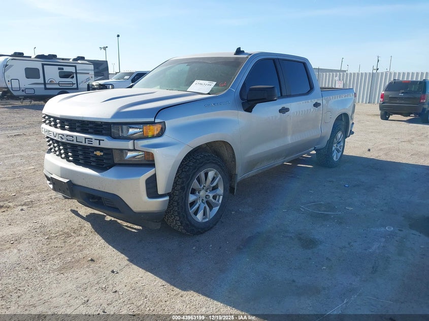 VIN 3GCPWBEH0LG284933 2020 CHEVROLET SILVERADO 1500 2WD  SHORT BED CUSTOM