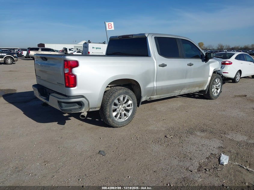VIN 3GCPWBEH0LG284933 2020 CHEVROLET SILVERADO 1500 2WD  SHORT BED CUSTOM